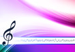 Musical Note on Abstract Color Background Musical Note on Abstract Color Background