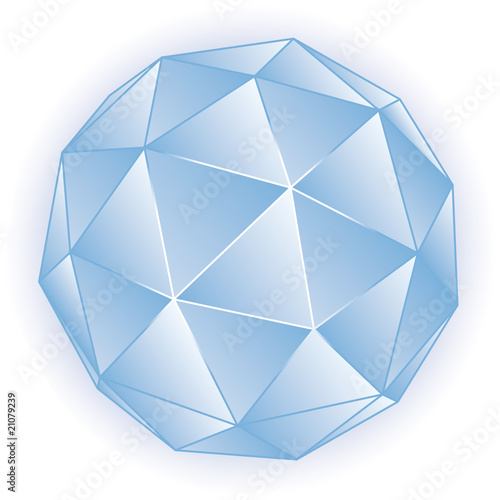 Polyhedron vector illustration 3D Polyhedron vector illustration 3D