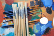 Palette de peinture - Beaux-Arts Palette de peinture - Beaux-Arts