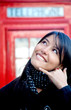 woman showing calling gesture
