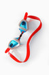 Taucherbrille mit Wasserperlen Taucherbrille mit Wasserperlen