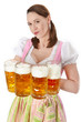 Foto: Serving Bavarian Beer Serving Bavarian Beer