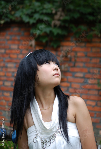 中国少女，美女