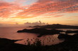 Sunset over famous English harbour, Antgiua in the Caribbean