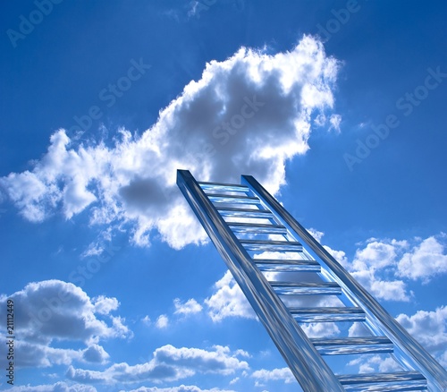 Illustration: Ladder in the sky Ladder in the sky