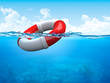 Photographie : Help! Ring-buoy underwater