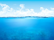 Images : Waterline and underwater background