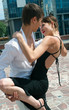 young couple dancing