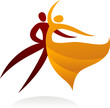 Dancing couple logo - 2 Dancing couple logo - 2