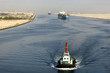 Photo: Ship passing through the Suez Canal Ship passing through the Suez Canal