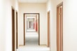 Corridor and doorframe, perspective