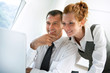 couple with laptop