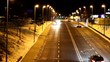 Autostraße bei Nacht Autostraße bei Nacht