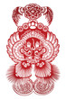scissor-cut -Ancient Character from Peking Opera