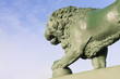 A bronze statue of a lion St. Petersburg A bronze statue of a lion St. Petersburg