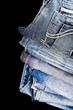 Folded jeans