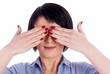 Photo: Woman with closed eyes Woman with closed eyes