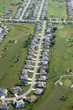 Aerial view of houses in typical home community