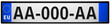 Image : European License Plate