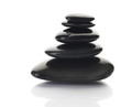 Zen Stones isolated on white
