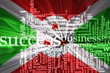 Flag of Burundi wavy success
