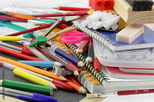 Photo: fournitures, matériel scolaire, rentrée des classes fournitures, matériel scolaire, rentrée des classes