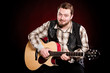 man with a guitar