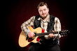 man with a guitar