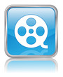 CINEMA web button (review film online culture arts vector)