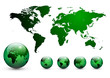 Map of the world vector.
