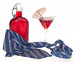 glass of cocktails