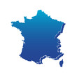 Carte de france en vectoriel - France map Carte de france en vectoriel - France map