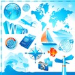 World & travel set