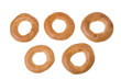 Five circle of bread