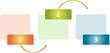 Blank management business diagram