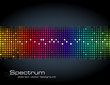 Vektor: abstract rainbow-colored mosaic background abstract rainbow-colored mosaic background