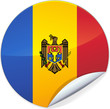 Sticker de la Moldavie (détouré)