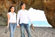Couple On Beach in Love