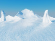 Beautiful ice landscape