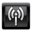 WLAN metal icon