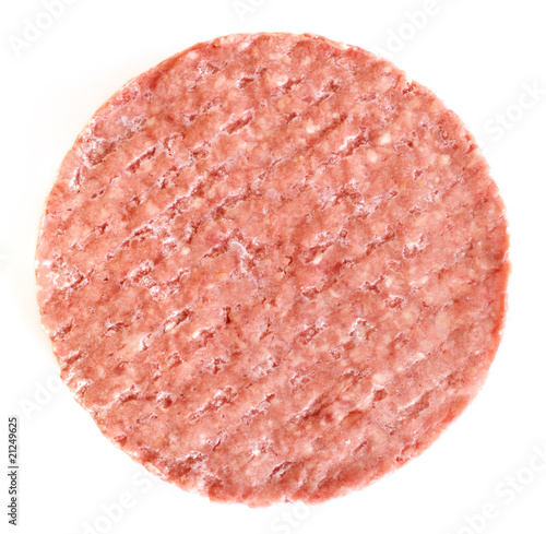 Photo: Frozen Hamburger Patty Frozen Hamburger Patty