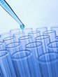 Test tubes and pipette