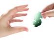 Recieving money