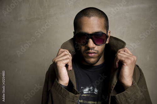 Photo: Popped collar Popped collar