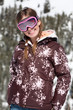 Young skier smiling