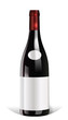 bouteille de bourgogne rouge avec etiquette