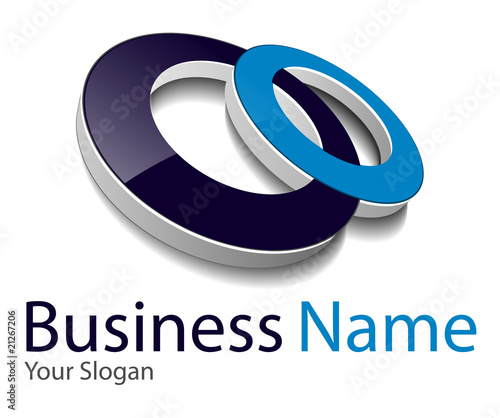 logo facebook vectoriel. Logo 3D black and blue, vector