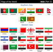 Flags of the World - Asia - Part II.