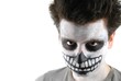 Creepy skeleton guy (Carnival face painting)