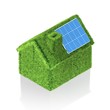 solarhaus in grün